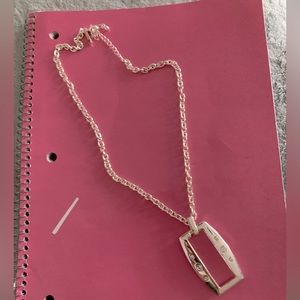 Daisy Fuentes silver necklace